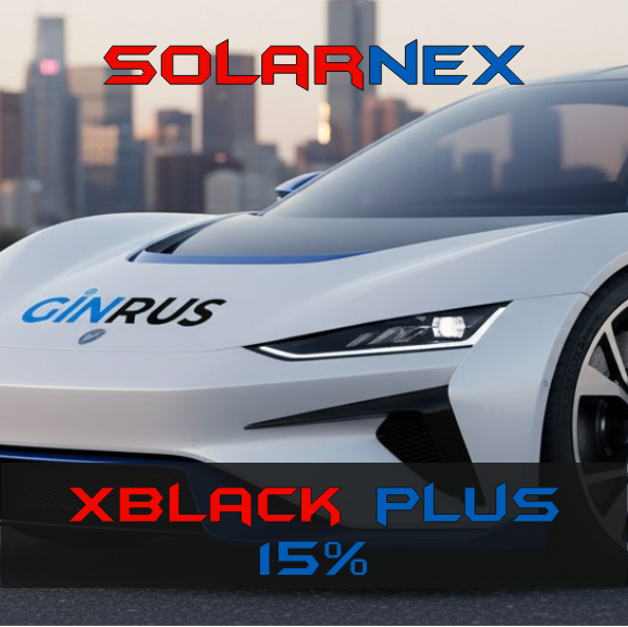 15% Solarnex XBLACK PLUS тонировочная  пленка (1,52*30М)