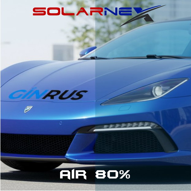 Атермальная пленка SOLARNEX AIR 80% голубой оттенок 1,5*30м