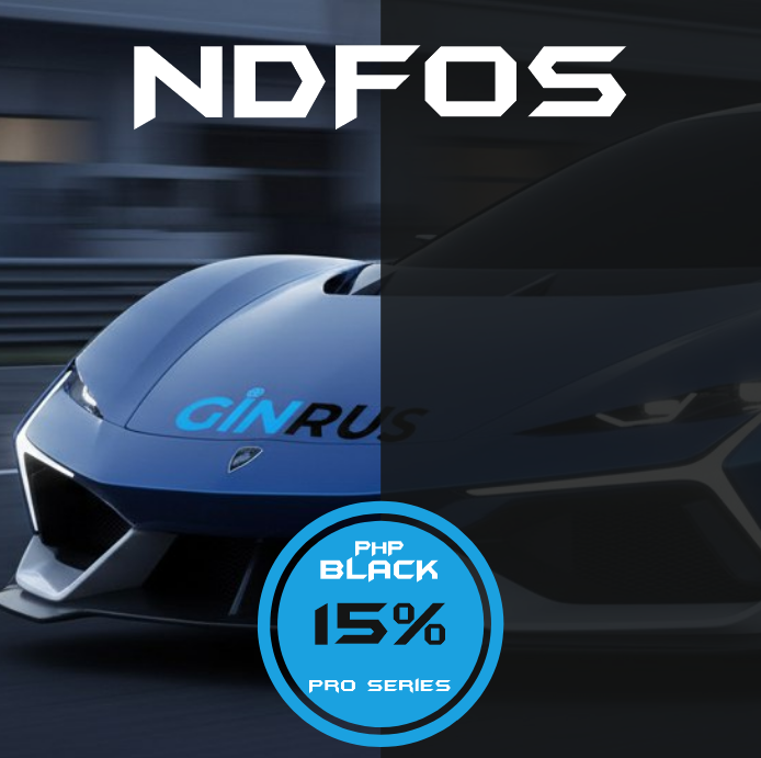 15% Пленка NDFOS PНР BLACK PRO 15 (30м*1,52, 45,6 кв.м)