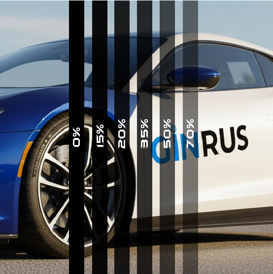 Пленка тонировочная с зеркальным эффектом FX Black 15 ControlTek, (1,524x30м.)