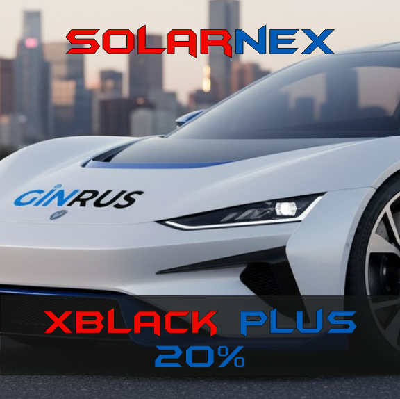 20% Solarnex XBLACK PLUS тонировочная пленка (1,52*30М)