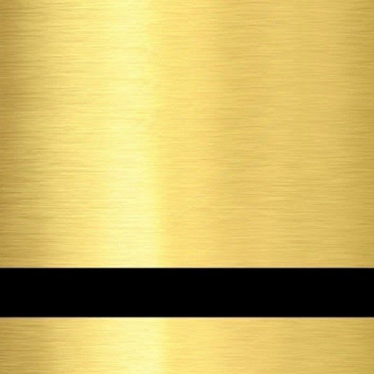 887 Пластик для гравировки 1,3мм 1200х600мм, зеркальное золото/черный