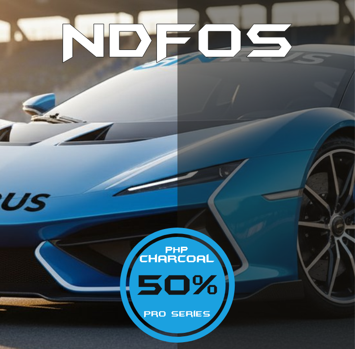 50% Пленка NDFOS PHP Charcoal 50 (1.52*30м, 45,6 м2) тонировочная