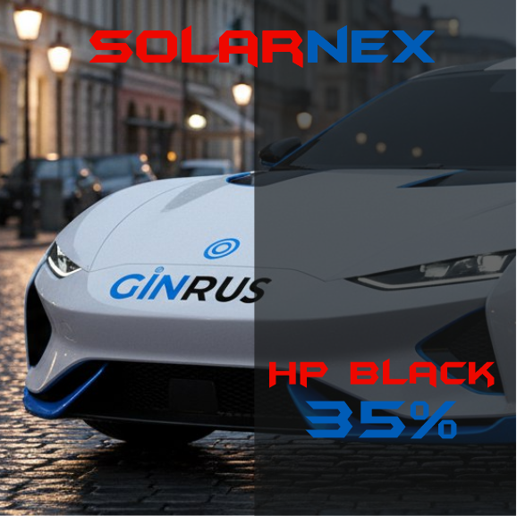 Автомобильная тонировочная пленка SOLARNEX HP BLACK 35 (1,52мх30м) Металл Эко