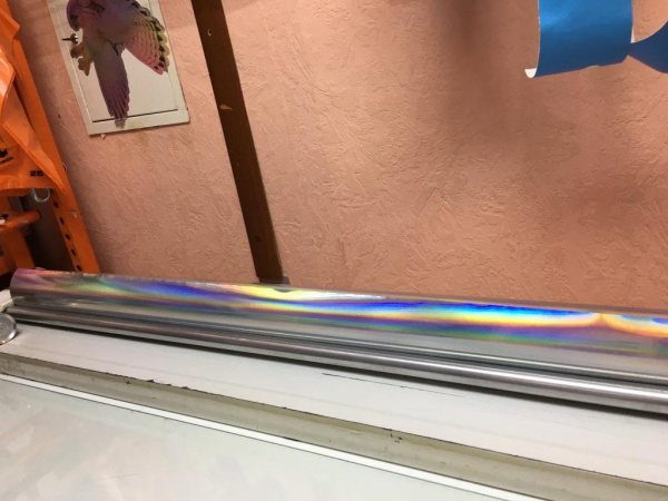 Пленка голографическая для печати, WH6003 Hologram Vinyl, Laser Film (50м, 1,27м)