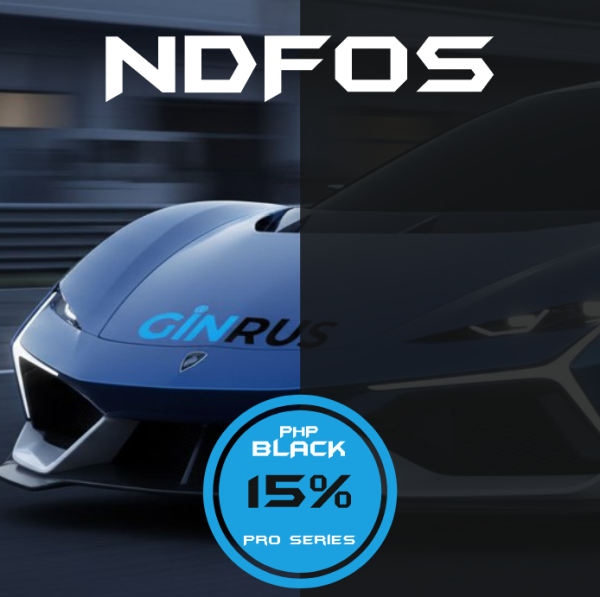 15% Пленка NDFOS PНР BLACK PRO 15 (30м*1,52, 45,6 кв.м)