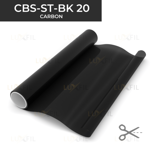 Тонировочная пленка CBS-ST-BK 2030 LUXFIL CARBON 20% (1,52*30м.) Тонировочная пленка CBS-ST-BK 2030 LUXFIL CARBON 20% (1,52*30м.)