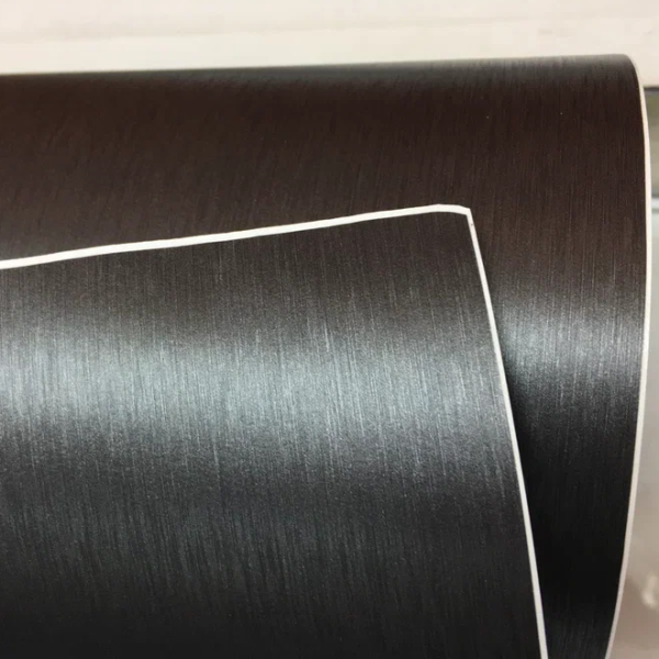 Шлифованный алюминий темно-серый 5 star 1.52*30 м.